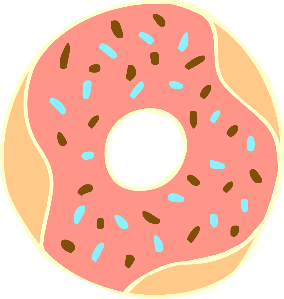 Coffee And Donuts Clipart Free Images 4 - Doughnut, Transparent background PNG HD thumbnail