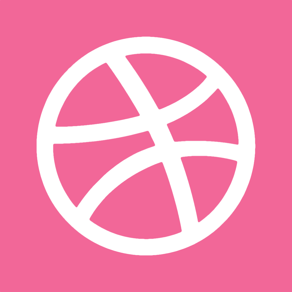 Dribbble logo free icon