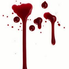 Blood Splatter 4 - Dripping Blood, Transparent background PNG HD thumbnail