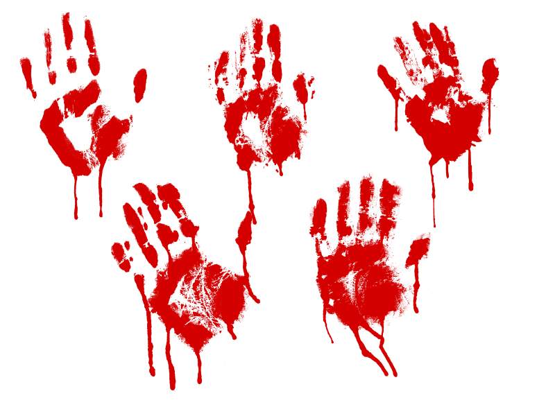 U2026Or Red Hand Print Dripping Blood. - Dripping Blood, Transparent background PNG HD thumbnail