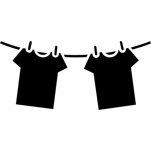 Clothes Hanging On Rope For Drying Free Icon - Dry Clothes, Transparent background PNG HD thumbnail