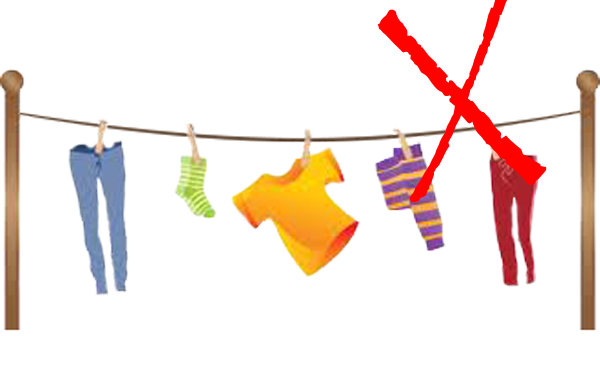 Dry clothes vector material, 