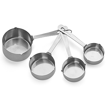 Amco Basic Ingredients 4 Piece Measuring Cup Set - Dry Measuring Cups, Transparent background PNG HD thumbnail