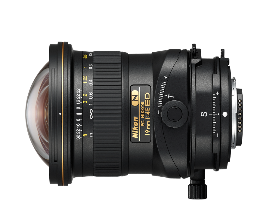Pc Nikkor 19 Mm F/4E Ed - Dslr Lens, Transparent background PNG HD thumbnail