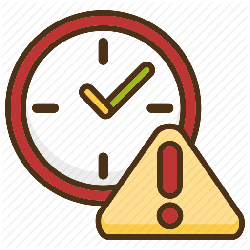 Clock, Deadline, Delay, Delivery, Due Date, Shipping, Time Icon - Due Date, Transparent background PNG HD thumbnail