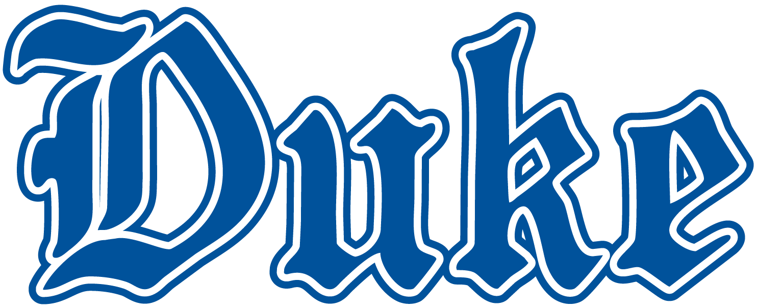 Duke Blue Devils Wordmark Logo (1978)   - Duke Basketball, Transparent background PNG HD thumbnail