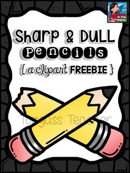 Free Pencil Clipart (Sharp And Dull Pencil Clipart) - Dull Pencil, Transparent background PNG HD thumbnail