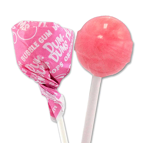 Dum Dums Color Party Light Pink Bubble Gum Lollipops   3 Lb Bulk Bag - Dum Dum, Transparent background PNG HD thumbnail
