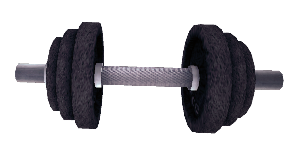 Dead Rising Dumbbell (Dead Rising 2).png - Dumbbell, Transparent background PNG HD thumbnail