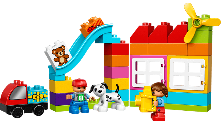 Lego® Duplo® Creative Building Basket - Duplo, Transparent background PNG HD thumbnail