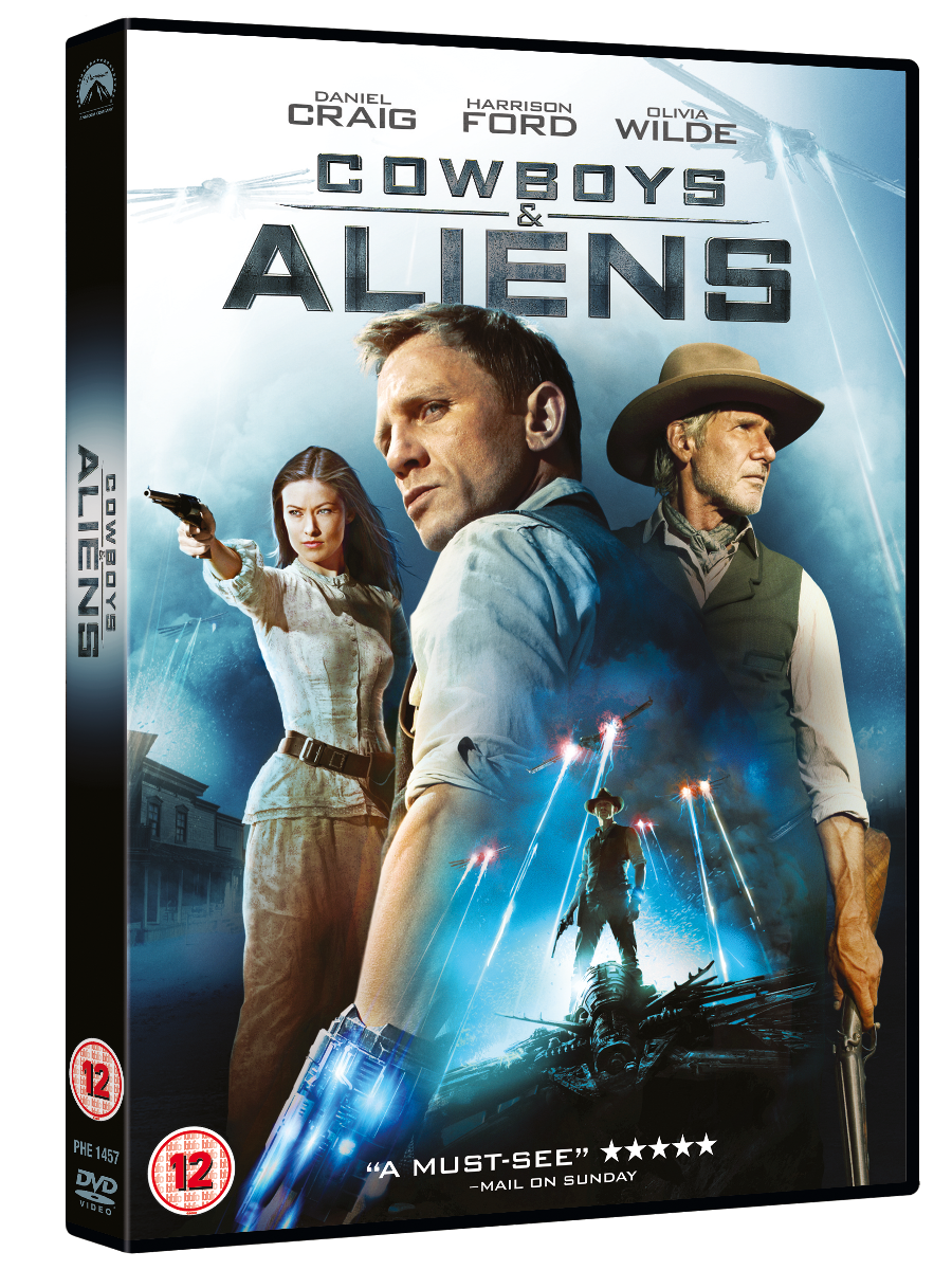 Cowboys And Aliens Dvd Packshot - Dvd Movie, Transparent background PNG HD thumbnail