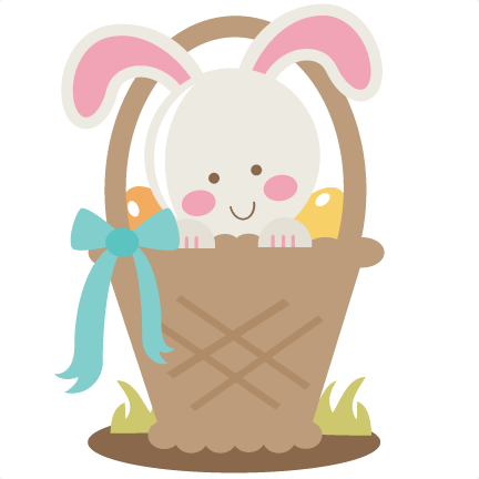 Bunny In Easter Basket Svg Cutting File For Scrapbooking Easter Svg Cut Fileu2026 - Easter Basket Bunny, Transparent background PNG HD thumbnail