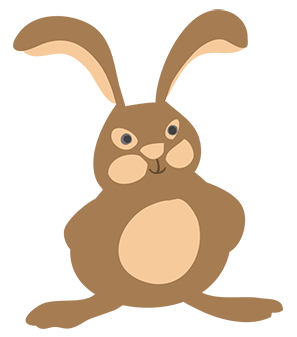 Easter Bunny, Rabbit Doodle - Easter Bunny, Transparent background PNG HD thumbnail