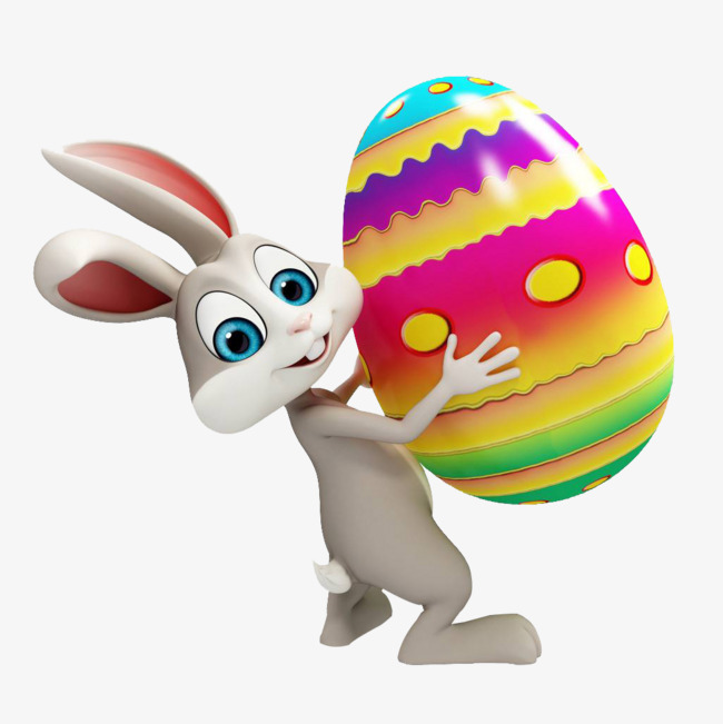 Easter Eggs With Eggs, Rabbit, Easter, Egg Png Image And Clipart - Easter Bunny With Eggs, Transparent background PNG HD thumbnail