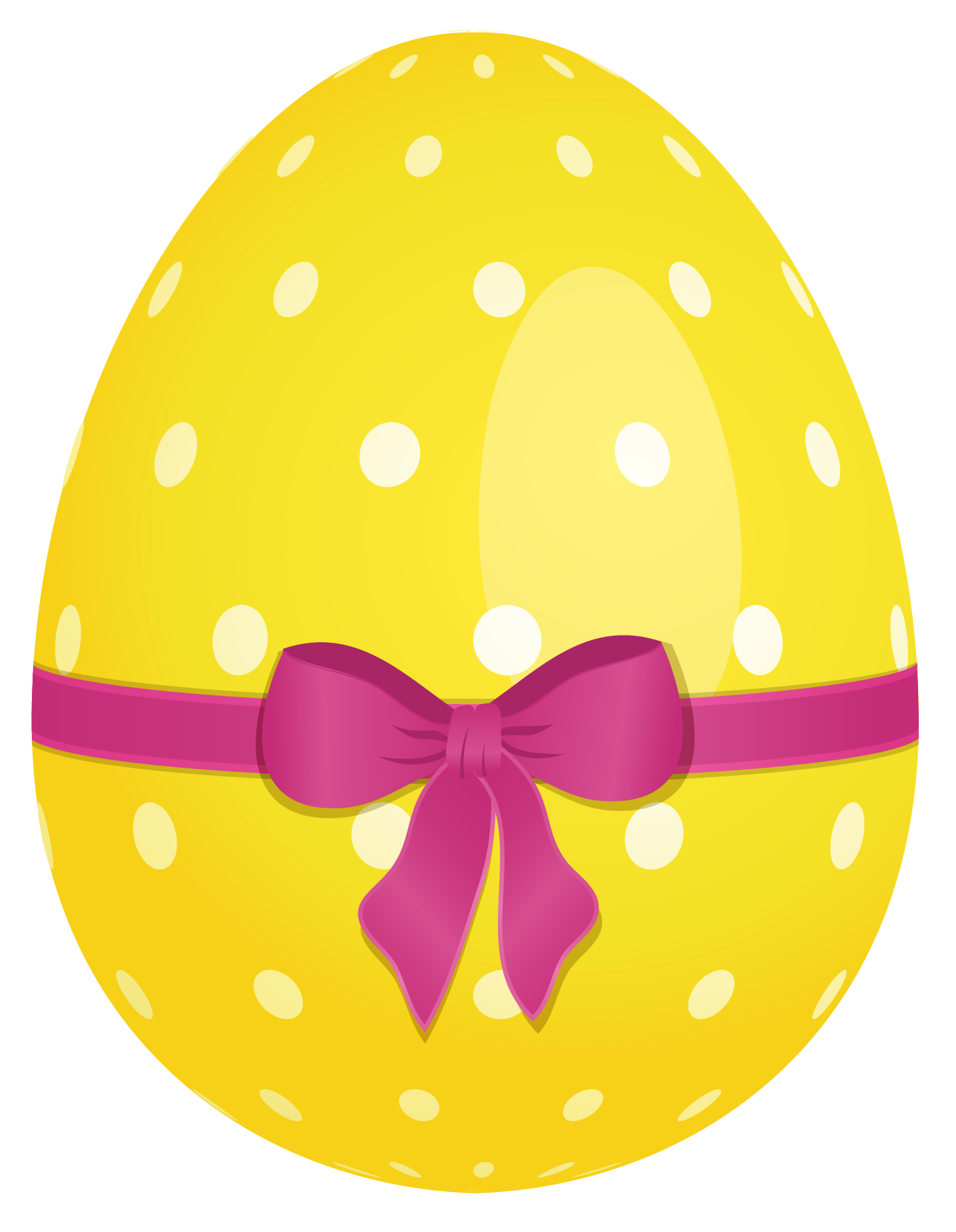 Easter Eggs Dotted Yellow Png - Easter Eggs, Transparent background PNG HD thumbnail