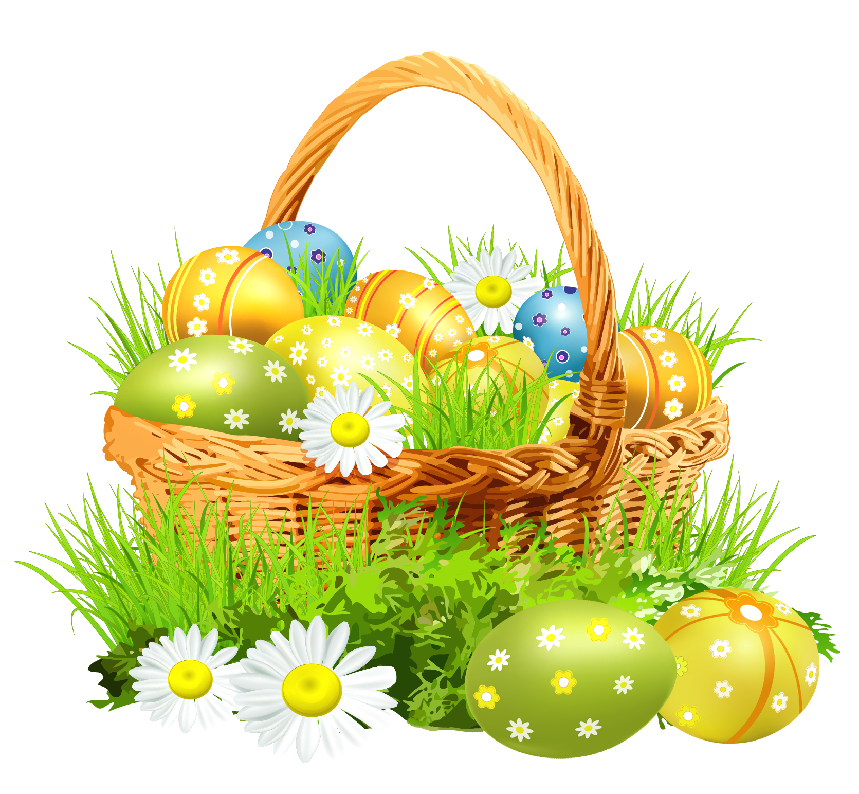 Easter Basket Bunny Png Picture Png Image - Easter, Transparent background PNG HD thumbnail