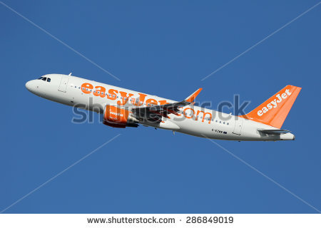 Barcelona, Spain   December 11: An Easyjet Airbus A320 Taking Off On December 11 - Easyjet Vector, Transparent background PNG HD thumbnail