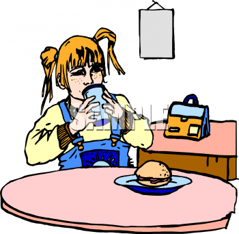 Burger In The Cafeteria - Eat Lunch, Transparent background PNG HD thumbnail
