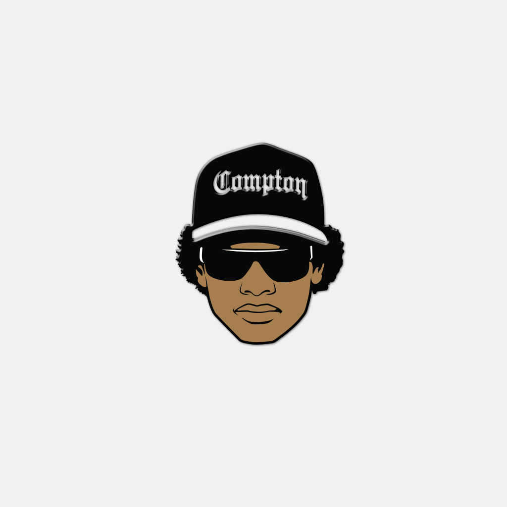 Eazy E Compton Pin Eazy E Compton Pin - Eazy E, Transparent background PNG HD thumbnail