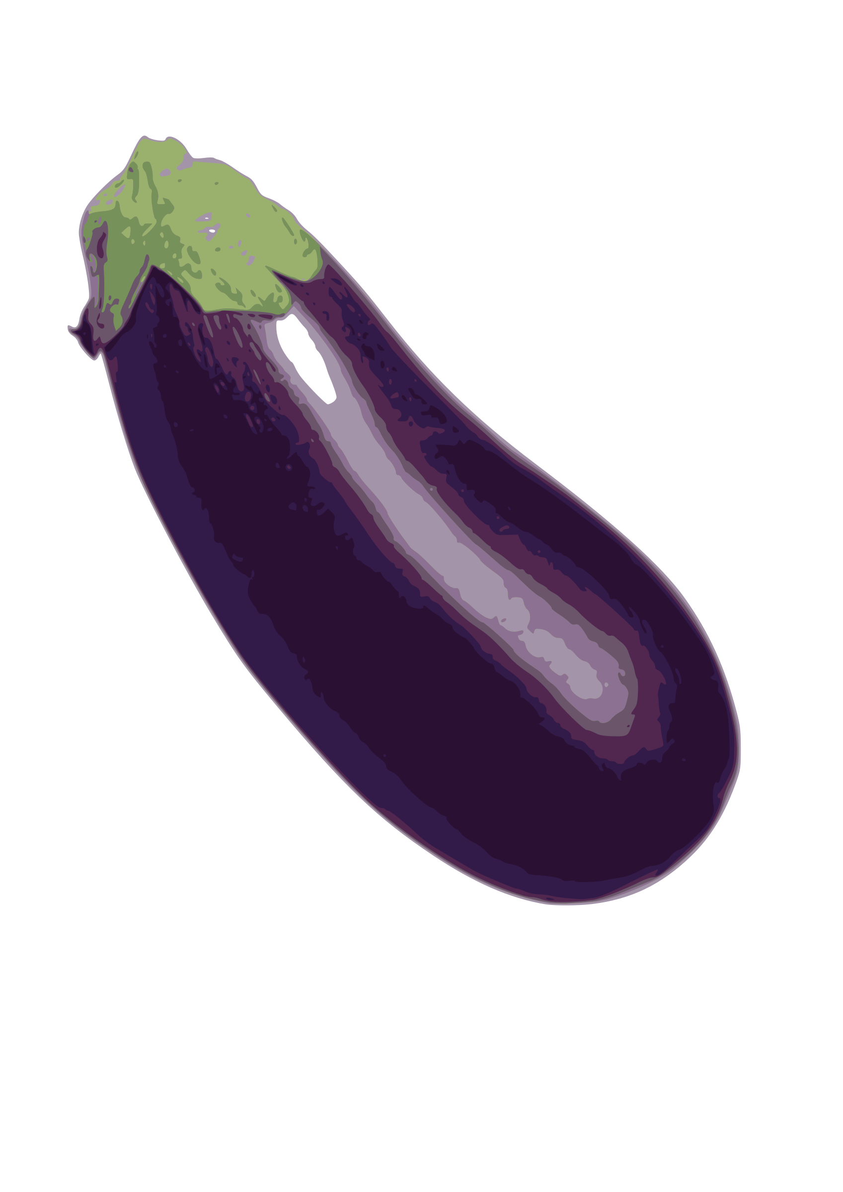 Eggplant - Eggplant, Transparent background PNG HD thumbnail