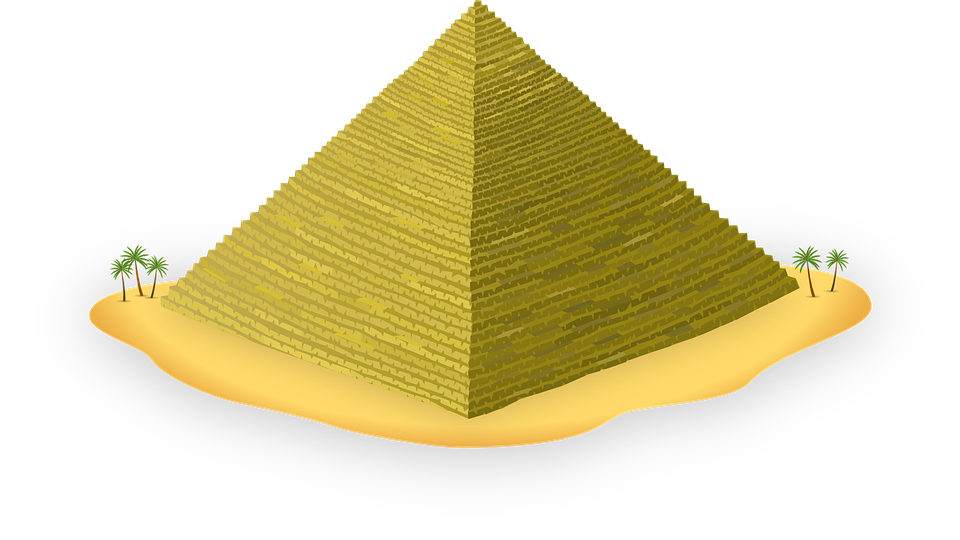 Pyramid, Egypt, Ancient, Egyptian, Architecture, Yellow - Egyptian Pyramid, Transparent background PNG HD thumbnail