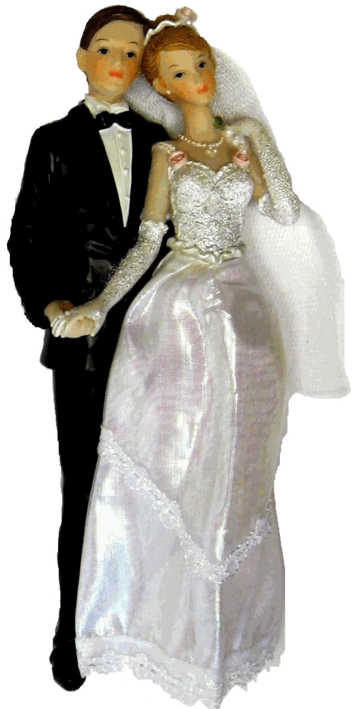 Brautpaar Figurenpaar Für Hochzeit   Ehepaar Hand In Hand   - Ehepaar Hochzeit, Transparent background PNG HD thumbnail