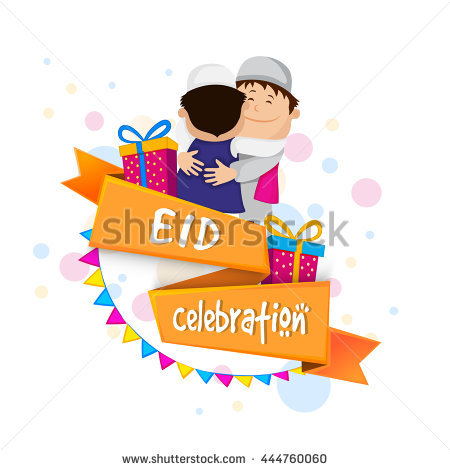 Two kids happy for celebratin