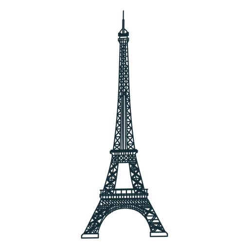 Eiffel Tower Cartoon Png - Eiffel Tower, Transparent background PNG HD thumbnail