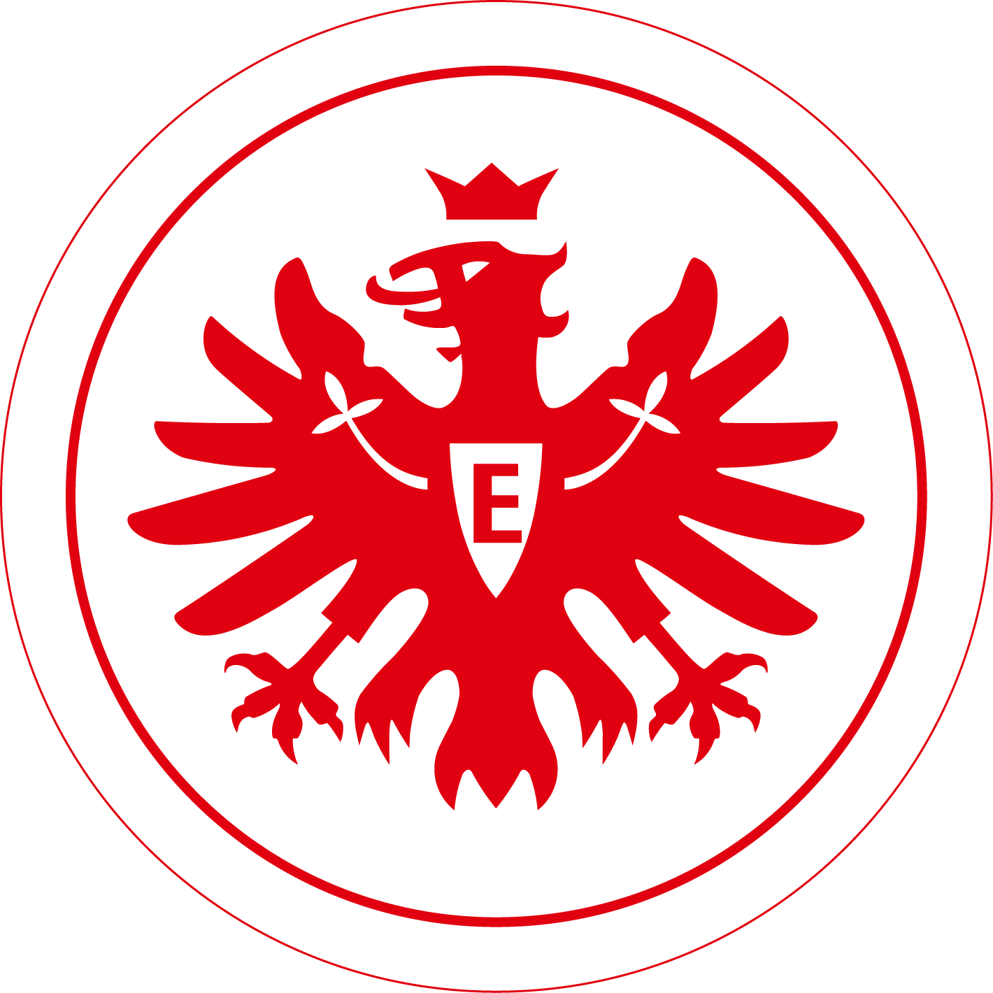 Download Logo Eintracht Frankfurt Germany Vector Color   El Fonts Pluspng.com  - Eintracht, Transparent background PNG HD thumbnail