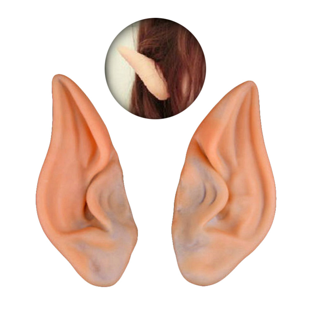 Aliexpress Pluspng.com : Buy 2Pcs/set Latex Fairy Pixie Elf Fake Ears Halloween Christmas Party Cosplay Props Accessories Soft Pointed Prosthetic Tips Ear 83 From Hdpng.com  - Elf Ears, Transparent background PNG HD thumbnail