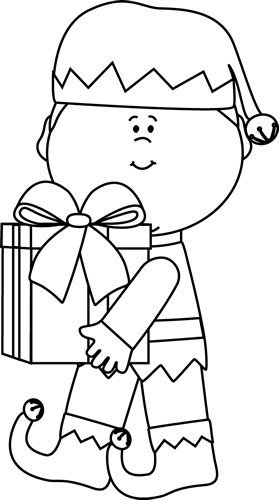 Pin Elf Clipart Black And White #8 - Elf Black And White, Transparent background PNG HD thumbnail