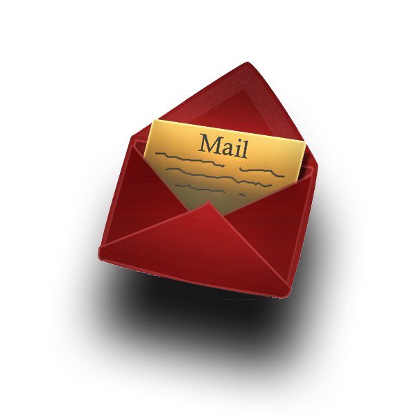 Red Mail Icon (Hd) - Email, Transparent background PNG HD thumbnail