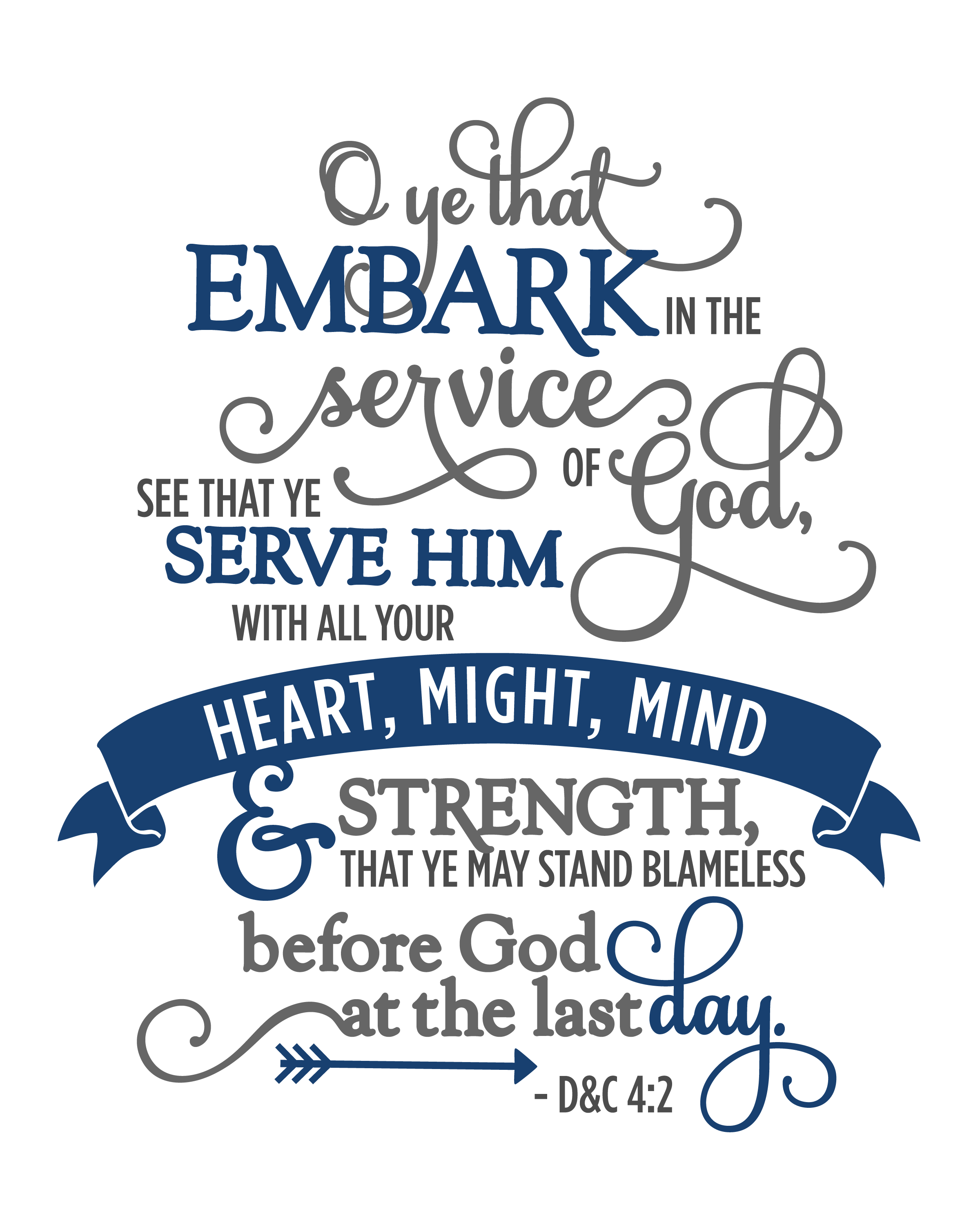 . Hdpng.com 2015 Yw Theme Full   8X10   Navy - Embark In The Service Of God, Transparent background PNG HD thumbnail