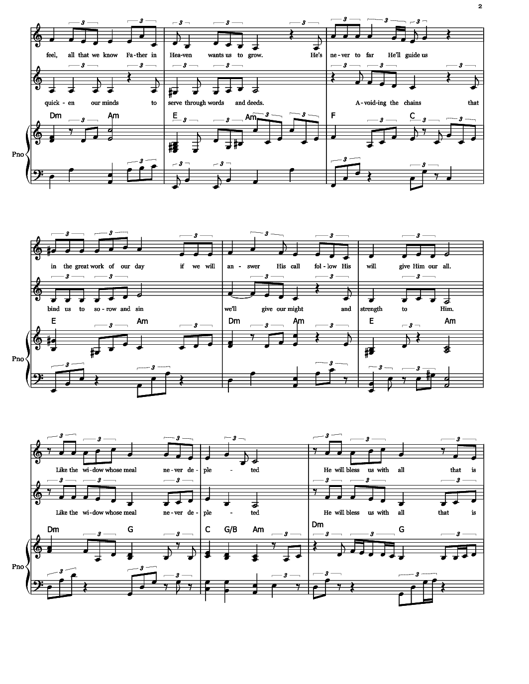 Sheet_Music_Picture - Embark In The Service Of God, Transparent background PNG HD thumbnail