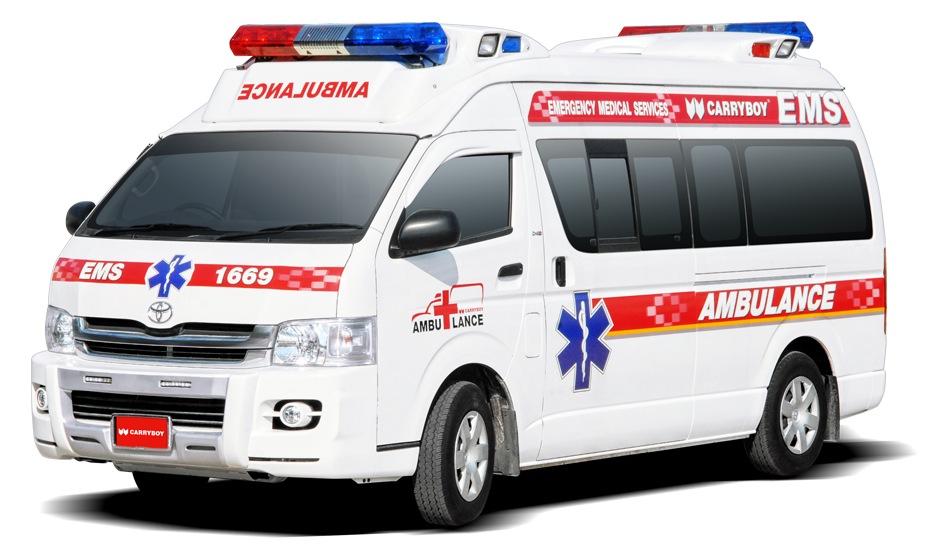 Emergency Vehicles Png - Ambulance Vehicle Van 1, Transparent background PNG HD thumbnail