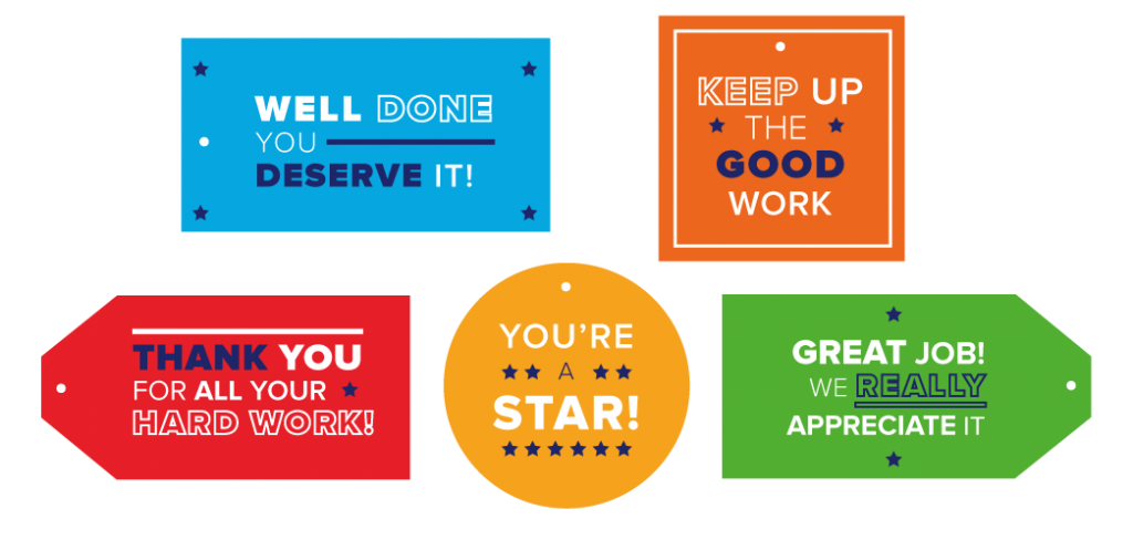 5 Printable Employee Appreciation Gift Tags - Employee Appreciation Day, Transparent background PNG HD thumbnail