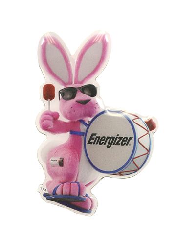 Lapel Pin - Energizer Bunny, Transparent background PNG HD thumbnail