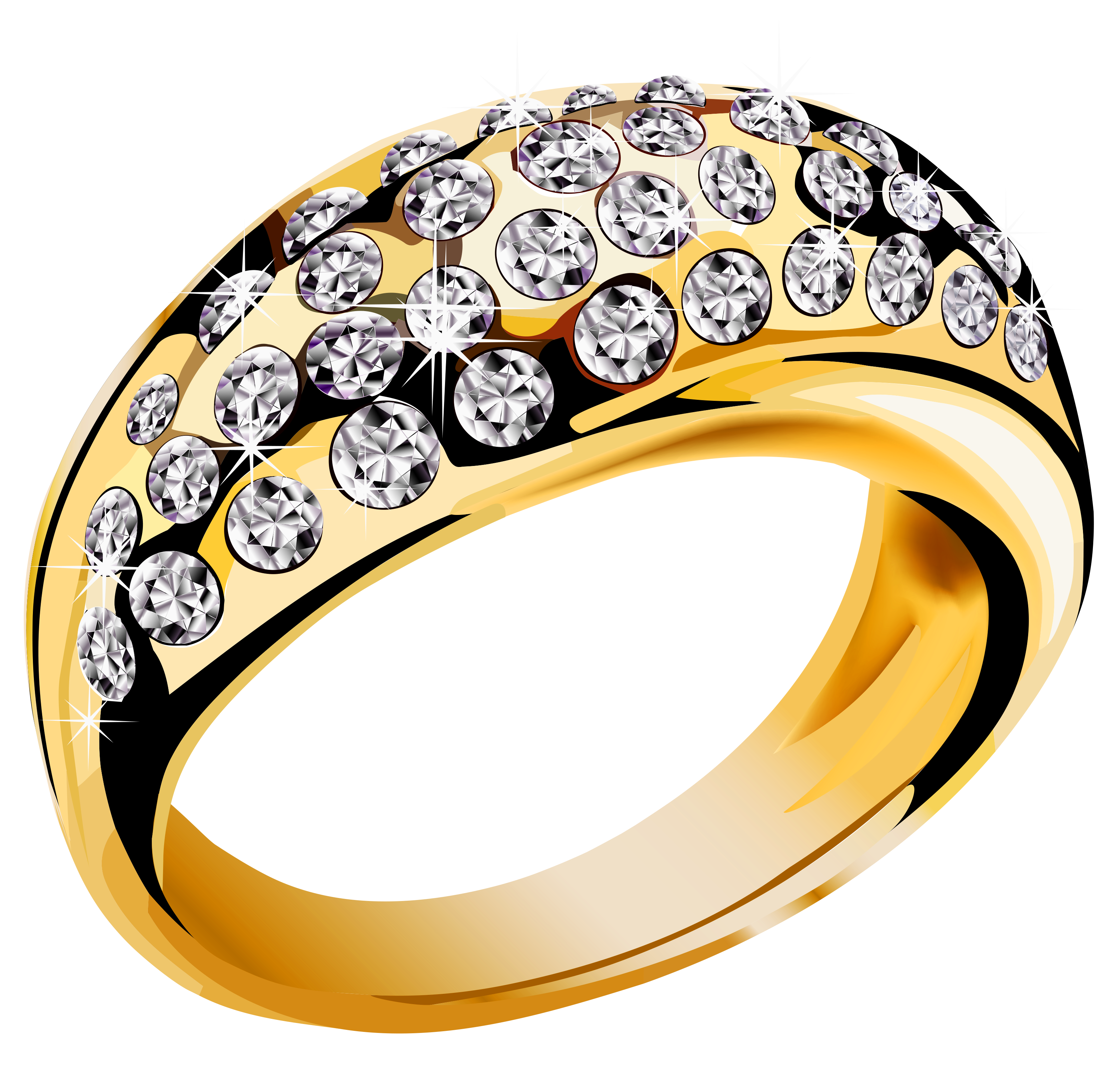 Gold Ring Png - Engagement Ring, Transparent background PNG HD thumbnail