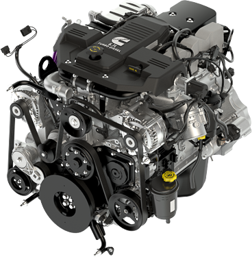 2014 Ram Heavy Duty Optional 6.7L Cummins Turbo Diesel Engine - Engine, Transparent background PNG HD thumbnail