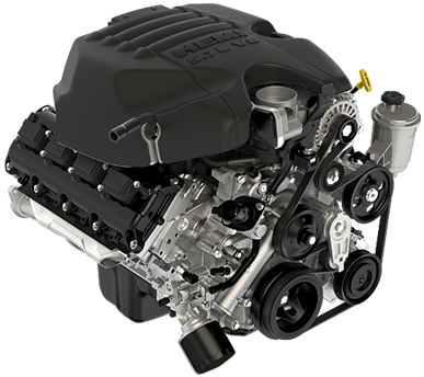 2014 Ram Heavy Duty Standard 5.7L V8 Hemi Engine - Engine, Transparent background PNG HD thumbnail