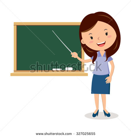 Cheerful Teacher On Lesson. Teaching. - English Teacher, Transparent background PNG HD thumbnail