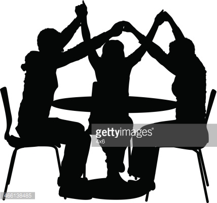 Silhouette Of Female Friends Vector Art - Enjoyment With Friends, Transparent background PNG HD thumbnail