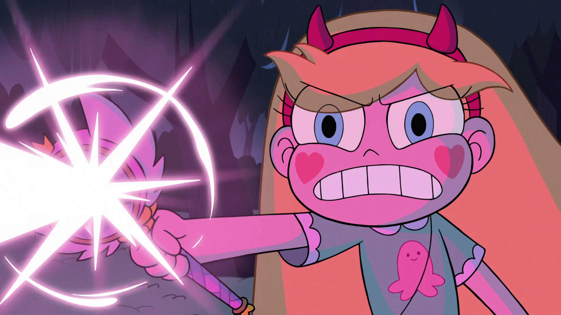 S2E27 Star Butterfly Looking Enraged.png - Enraged, Transparent background PNG HD thumbnail
