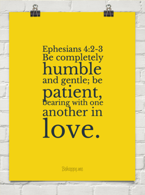 Ephesians 4:2 3 Be Completely Humble And Gentle; Be Patient, Bearing - Ephesians, Transparent background PNG HD thumbnail