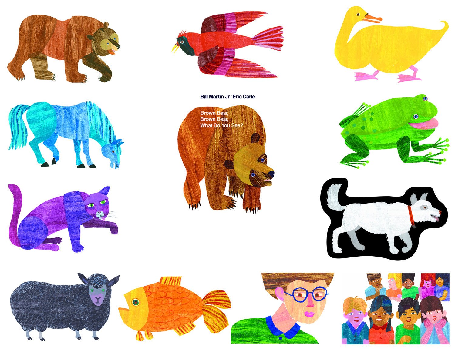 Brown Bear, Brown Bear, What Do You See?™ - Eric Carle Brown Bear, Transparent background PNG HD thumbnail