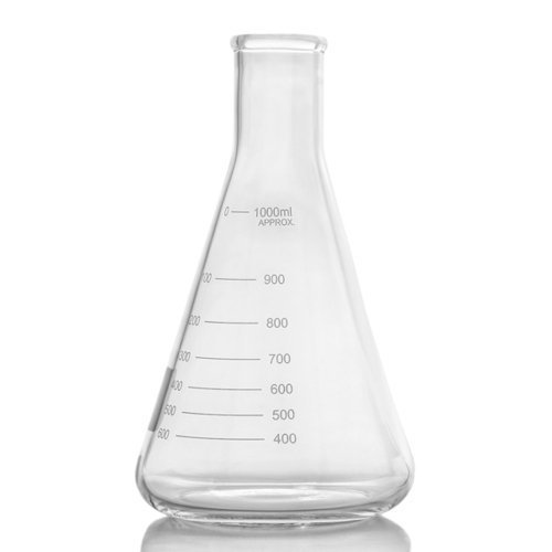 100 Ml Conical Flask - Erlenmeyer Flask, Transparent background PNG HD thumbnail