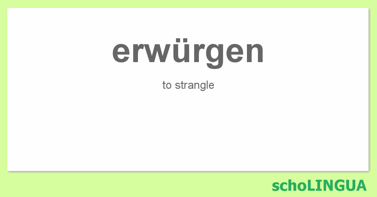 Conjugation of German verb er