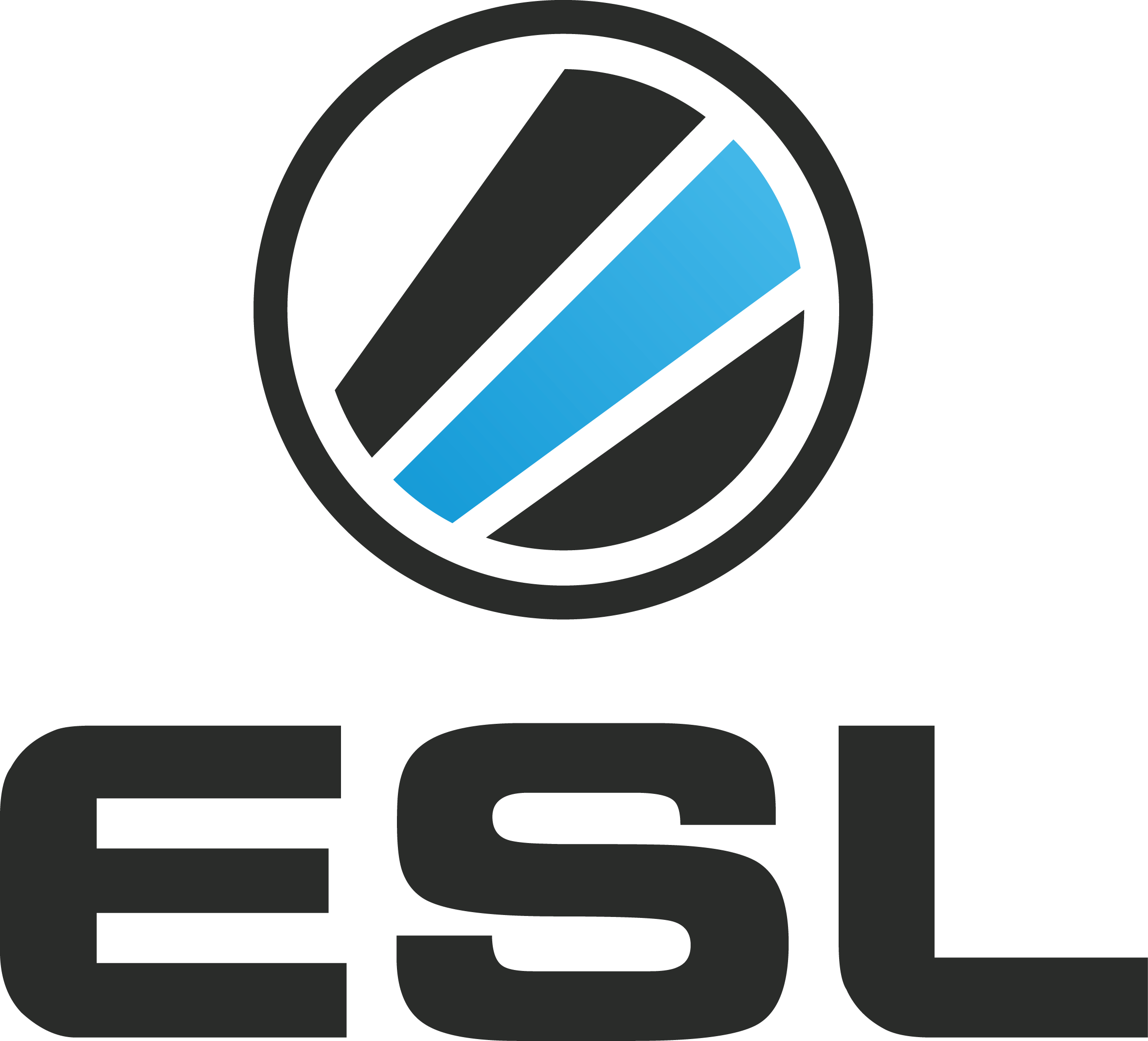 Esl_Logo_Vert_Dark. U201C - Esl, Transparent background PNG HD thumbnail