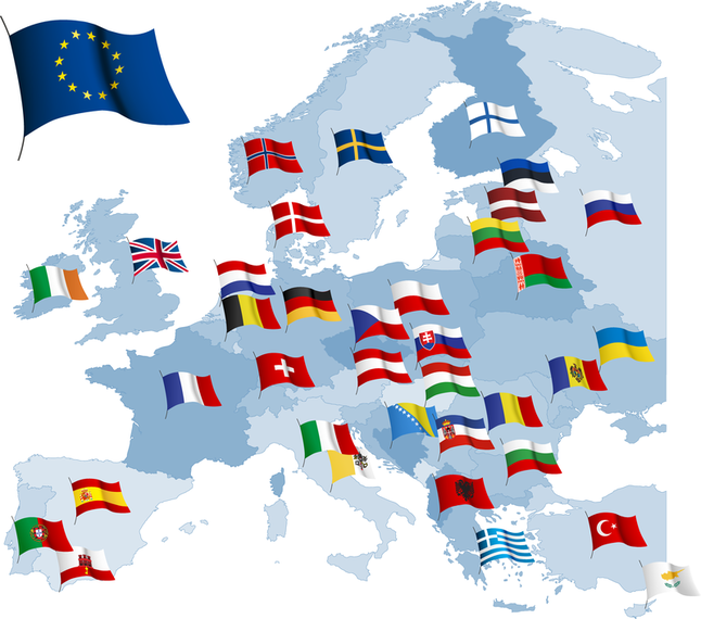 Europe Flag, Brexit, Flag, Eu