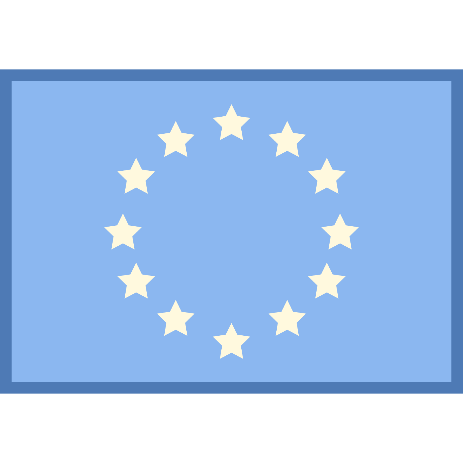 Flag Of Europe Icon - Europa Vector Flag, Transparent background PNG HD thumbnail